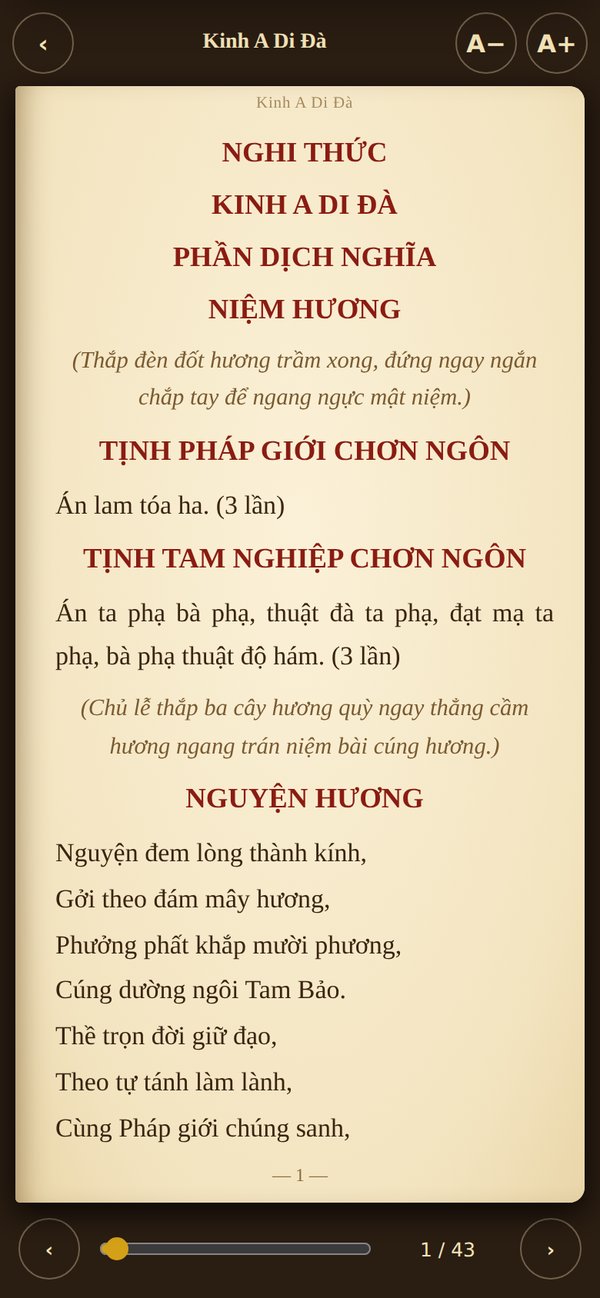 Đọc kinh